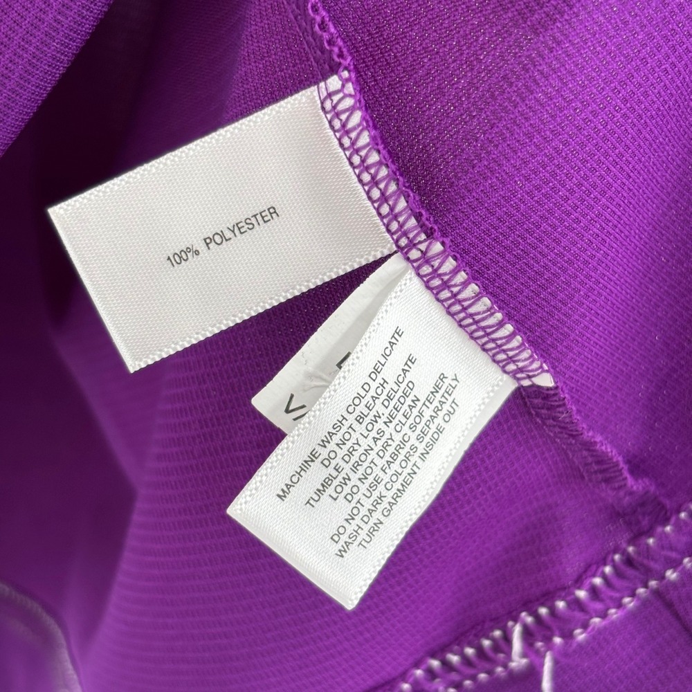 Cutter & Buck Womens Purple DryTec Sleeveless Golf Polo Top‎ UPF 50+ Medium - Picture 8 of 10